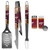 Virginia Tech Hokies 3 pc Tailgater BBQ Set and Salt and Pepper Shaker Set