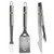 Washington Huskies 3 pc Stainless Steel BBQ Set