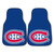 NHL - Montreal Canadiens 2-pc Carpet Car Mat Set 17"x27"