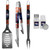 Denver Broncos 3 pc Tailgater BBQ Set and Salt and Pepper Shakers