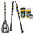 Green Bay Packers 2pc BBQ Set with Tailgate Salt & Pepper Shakers