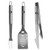 Philadelphia Eagles 3 pc Stainless Steel BBQ Set