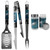 Philadelphia Eagles 3 pc Tailgater BBQ Set and Salt and Pepper Shaker Set