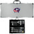 Columbus Blue Jackets® 8 pc Stainless Steel BBQ Set w/Metal Case
