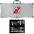 New Jersey Devils® 8 pc Stainless Steel BBQ Set w/Metal Case