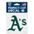 Oakland Athletics Decal 4x4 Perfect Cut Color