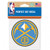 Denver Nuggets Decal 4x4 Perfect Cut Color