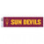 Arizona State Sun Devils Decal 3x12 Bumper Strip Style