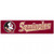 Florida State Seminoles Decal 3x12 Bumper Strip Style