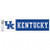 Kentucky Wildcats Decal 3x12 Bumper Strip Style