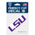LSU Tigers Decal 4x4 Perfect Cut Color