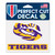 LSU Tigers Decal 4.5x5.75 Perfect Cut Color