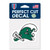 Tulane Green Wave Decal 4x4 Perfect Cut Color