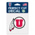 Utah Utes Decal 4x4 Perfect Cut Color