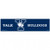 Yale Bulldogs Decal 3x12 Bumper Strip Style