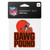 Cleveland Browns Decal 4x4 Perfect Cut Color Slogan