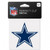 Dallas Cowboys Decal 4x4 Perfect Cut Color