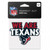 Houston Texans Decal 4x4 Perfect Cut Color Slogan