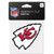 Kansas City Chiefs Decal 4x4 Perfect Cut Color