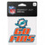 Miami Dolphins Decal 4x4 Perfect Cut Color Slogan
