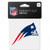 New England Patriots Decal 4x4 Perfect Cut Color