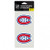 Montreal Canadiens Set of 2 Die Cut Decals