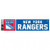 New York Rangers Decal 3x12 Bumper Strip Style