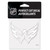 Washington Capitals Decal 4x4 Perfect Cut White