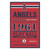 Los Angeles Angels Sign 11x17 Wood Established Design