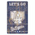 Los Angeles Dodgers Sign 11x17 Wood Slogan Design