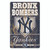 New York Yankees Sign 11x17 Wood Slogan Design