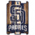 San Diego Padres Sign 11x17 Wood Fence Style