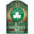 Boston Celtics Sign 11x17 Wood Fan Cave Design