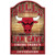 Chicago Bulls Sign 11x17 Wood Fan Cave Design