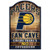 Indiana Pacers Sign 11x17 Wood Fan Cave Design