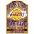 Los Angeles Lakers Sign 11x17 Wood Fan Cave Design