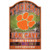 Clemson Tigers Sign 11x17 Wood Fan Cave Design