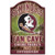 Florida State Seminoles Sign 11x17 Wood Fan Cave Design