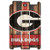 Georgia Bulldogs Sign 11x17 Wood Fence Style