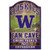 Washington Huskies Sign 11x17 Wood Fan Cave Design