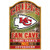 Kansas City Chiefs Sign 11x17 Wood Fan Cave Design