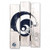 Los Angeles Rams Sign 11x17 Wood Fence Style