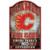 Calgary Flames Sign 11x17 Wood Fan Cave Design