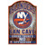 New York Islanders Sign 11x17 Wood Fan Cave Design