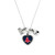 Boston Red Sox Necklace Charmed Sport Love Baseball