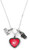 Atlanta Hawks Necklace Charmed Sport Love Basketball