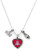 Arizona Wildcats Necklace Charmed Sport Love Football