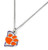 Clemson Tigers Necklace State Design