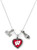 Wisconsin Badgers Necklace Charmed Sport Love Football