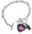 Los Angeles Lakers Bracelet Charmed Sport Love Basketball